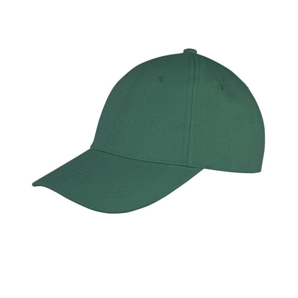 Result Unisex Core Memphis 6 Panel Baseball Cap (Pack of 2) / Bottle Green